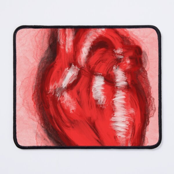 Item preview, Abstract Heart- Pink designed and sold by LaurenEhretArt.