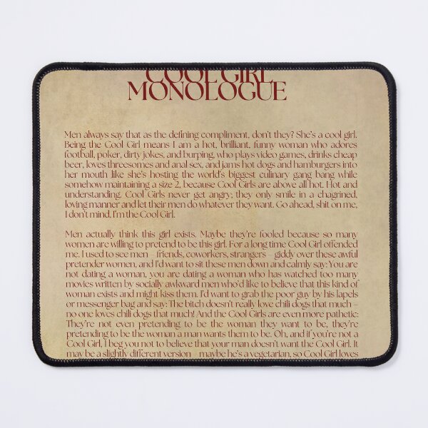 Item preview, Cool Girl Monologue Gone Girl designed and sold by postergir1.