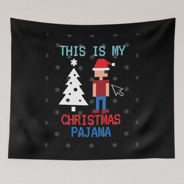 Item preview, 8-Bit Pajama Holiday Art designed and sold by Zakrytos ★★★★★.