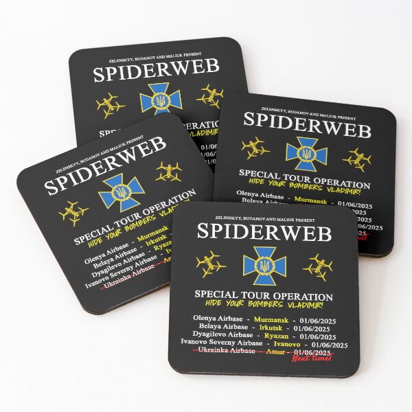 Item preview, Operation Spiderweb Tour Shirt Front designed and sold by European Armaments.