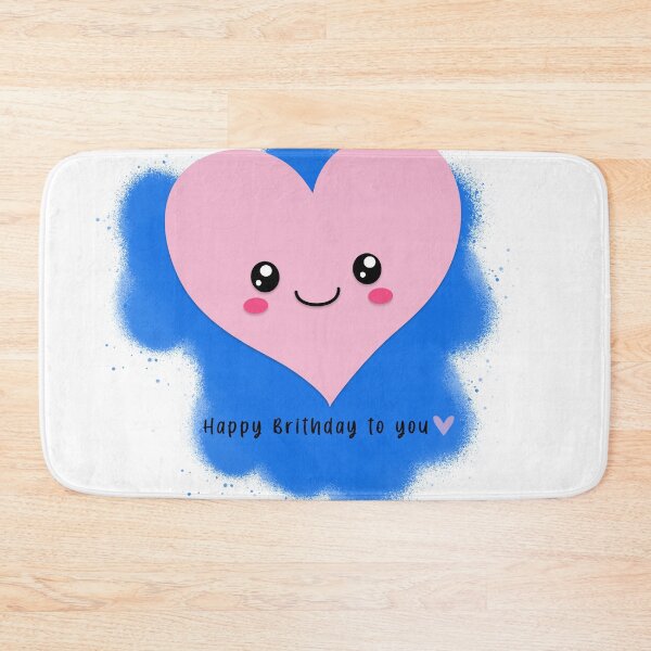 Item preview,  Kawaii Heart Happy Birthday Design designed and sold by Newluck01.