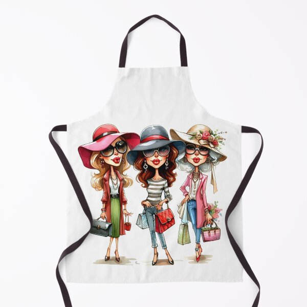Item preview, Comical Ladies with Hats designed and sold by Beyond The Canvas.