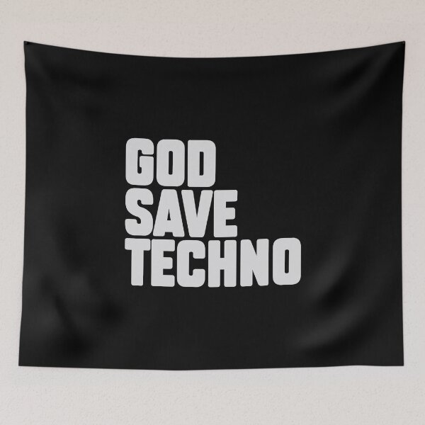 Item preview, GOD SAVE TECHNO | Electronic Music Lovers designed and sold by paulo silveira.
