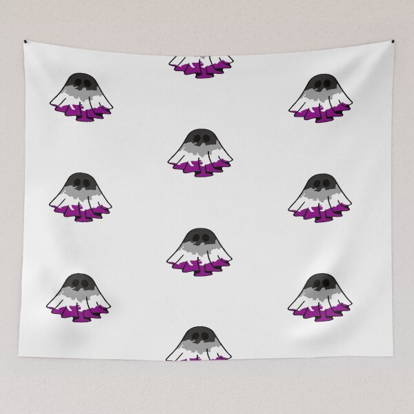 Item preview, Asexual Flag Ghost designed and sold by Cait-Creates22.