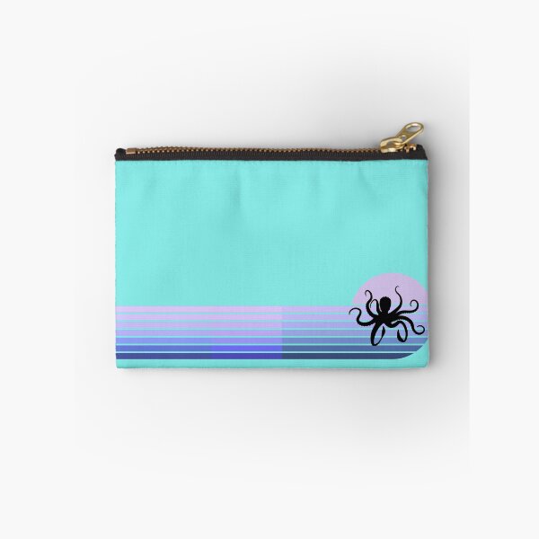 Item preview, Lispe Octopus Retro Vintage Ocean Sunset Stripes designed and sold by Lispe-Designs.