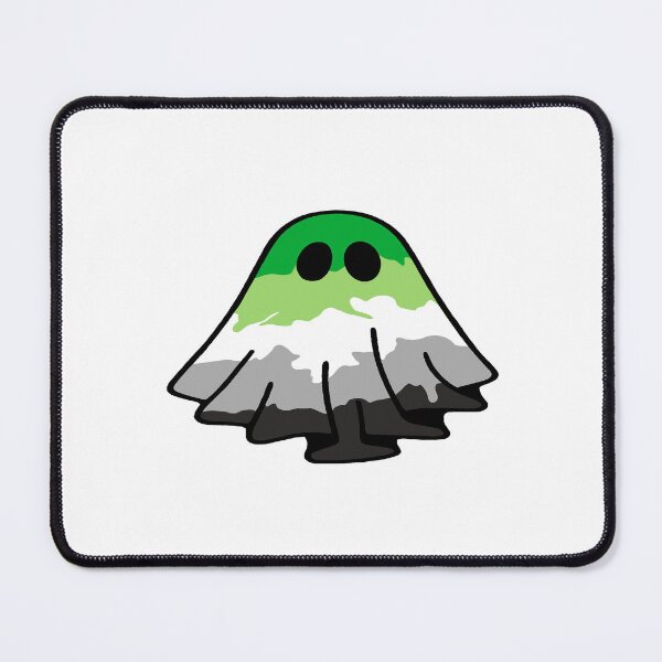 Item preview, Aromantic Flag Ghost designed and sold by Cait-Creates22.