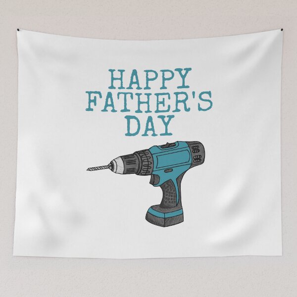 Item preview, Happy Father's Day Drill DIY Handyman Dad Grandpa Uncle designed and sold by doodlerob.