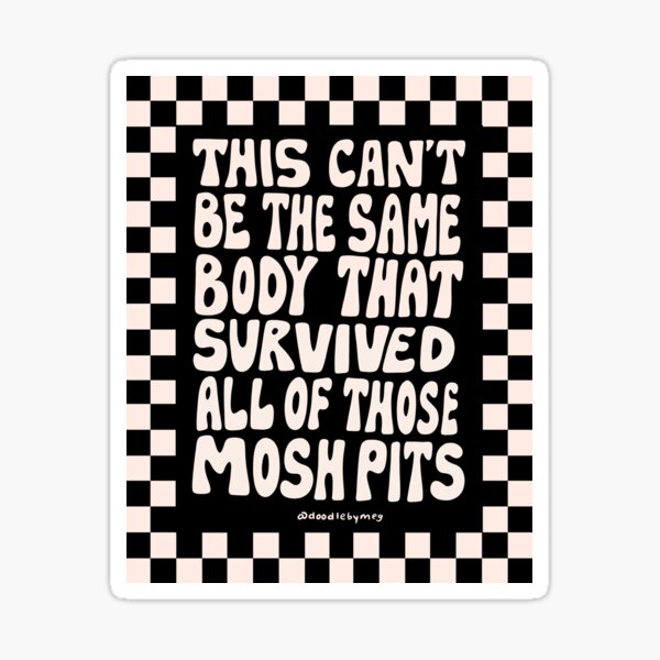 Item preview, Mosh Pits designed and sold by doodlebymeg.