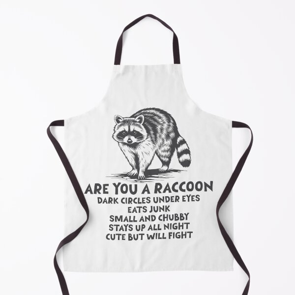 Item preview, Are You a Raccoon? Funny Self-Check List designed and sold by chillaxcats.