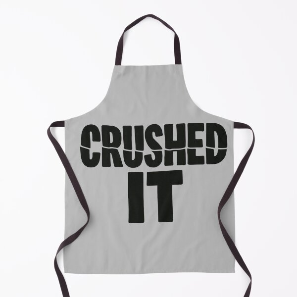 Item preview, Crushed It – Flattened Text Funny Design designed and sold by Kaat-Traktaat.