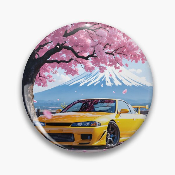 Item preview, Silvia S15 Spec-R JDM Drift Queen | Yellow Lightning Sakura designed and sold by RCStoreUy.