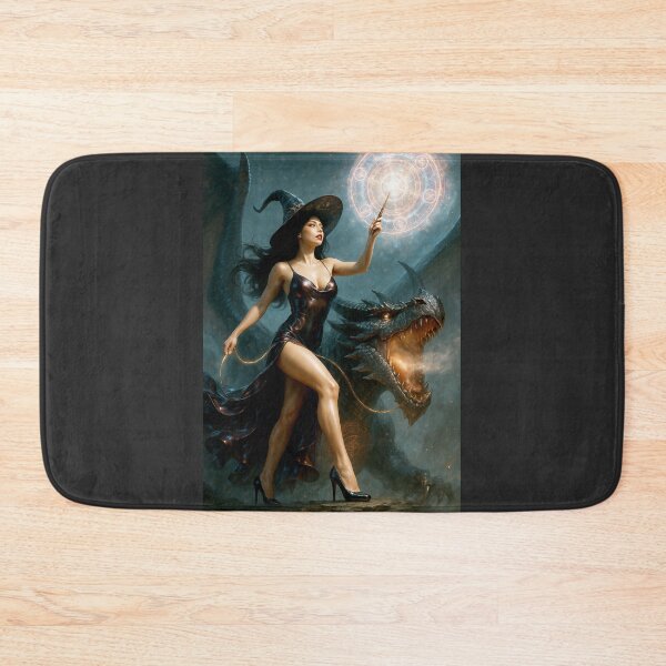 Item preview, The Sorceress of the Bound Beast - Sorceress Fantasy Collection (3/10) designed and sold by RinWinArts.