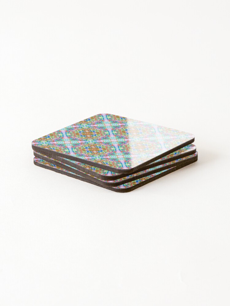 Thumbnail 4 of 5, Coasters (Set of 4), Color wheel designed and sold by TrashPatterns.