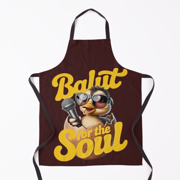 Item preview, Balut for the Soul – Funny Filipino Cartoon Duck with Microphone & Sunglasses designed and sold by IdeoGallery.