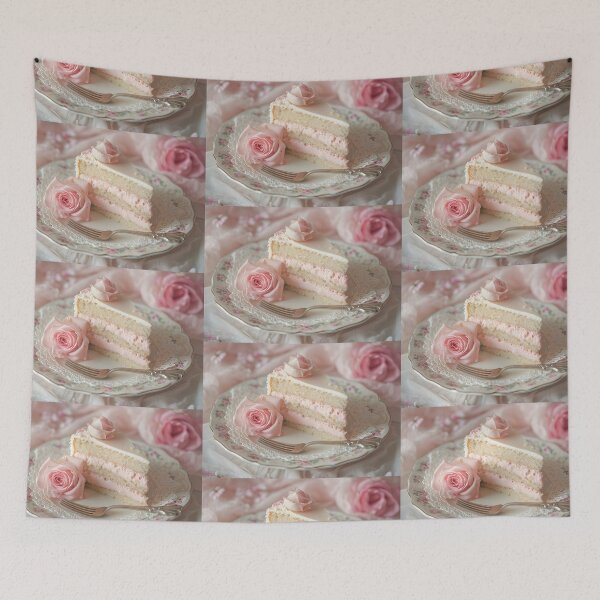 Item preview, Rose Delight Cake Slice designed and sold by TurtleDream.