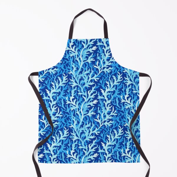 Item preview, Blue Seaweed Coastal Textile Pattern  designed and sold by Marymarice.