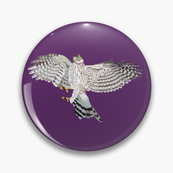 Item preview, C is for Coopers Hawk, Cooper's Hawk Bird of Prey – Raptor Wildlife Art Design designed and sold by PrettylittlepastelUk.
