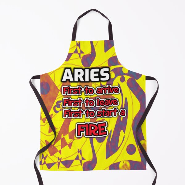 Item preview, Aries first to arrive funny quote designed and sold by SmashingDeals.