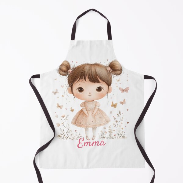 Item preview, Emma Baby Girl Name – Cute Doll Illustration in Pastel Style designed and sold by daila70.