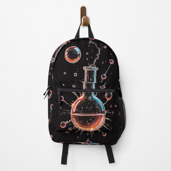 Item preview, Neon Chemistry Flask Explosion | Futuristic Science Lab Art designed and sold by Dark-Circuit-Haven.