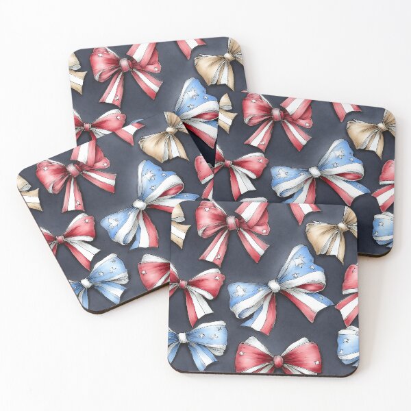 Item preview, Dark Americana Coquette Bows designed and sold by Boddicca.