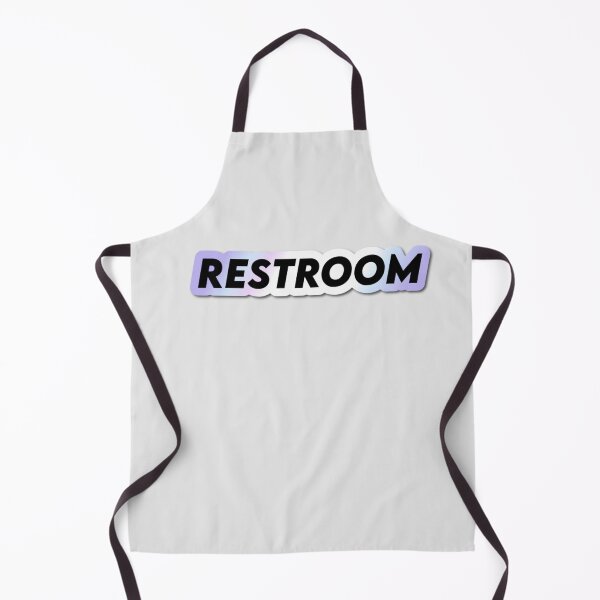 Item preview, Restroom. | Short Phrase Quote | Shiny designed and sold by YvaineDesign.