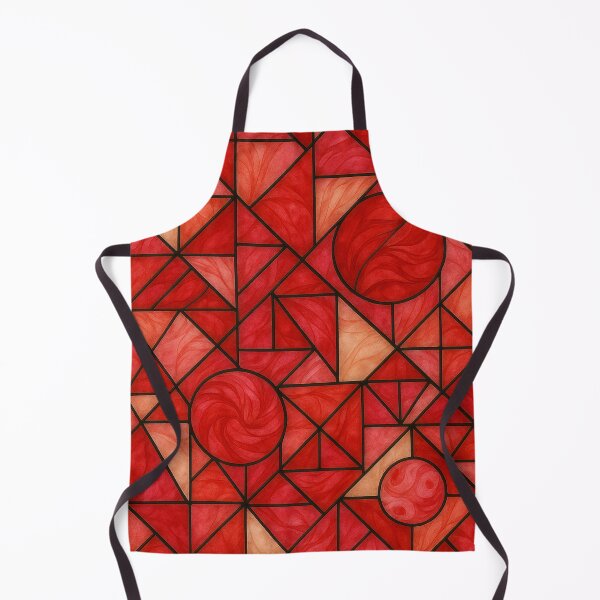 Item preview,  Geometric Stained Glass Effect on Handmade Ebru Art designed and sold by Pacika.