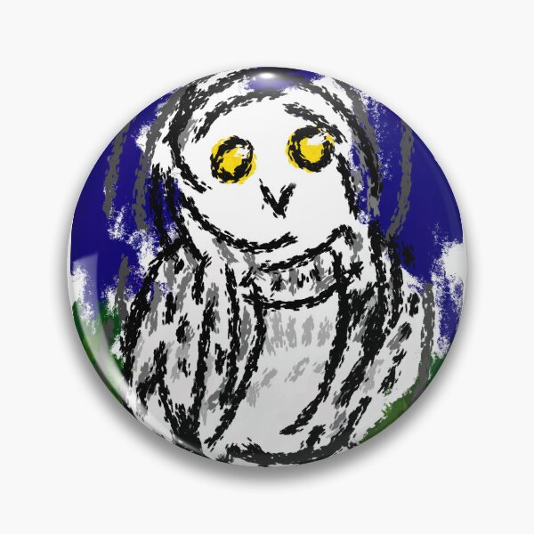 Item preview, Snowy Owl Abstract designed and sold by LaurenEhretArt.