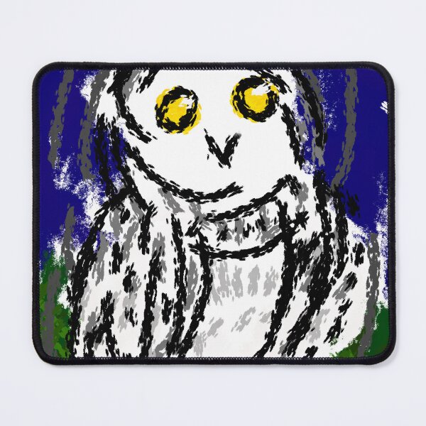 Item preview, Snowy Owl Abstract designed and sold by LaurenEhretArt.
