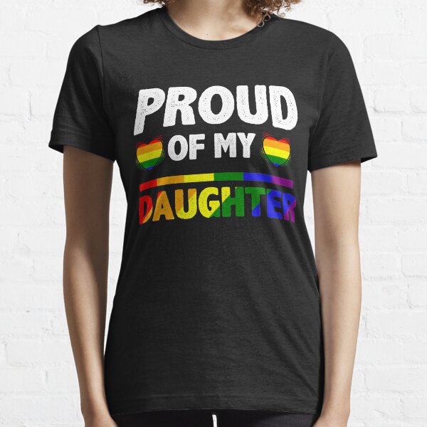 Proud of my Daughter - Proud Mom or Dad Pansexual Essential T-Shirt