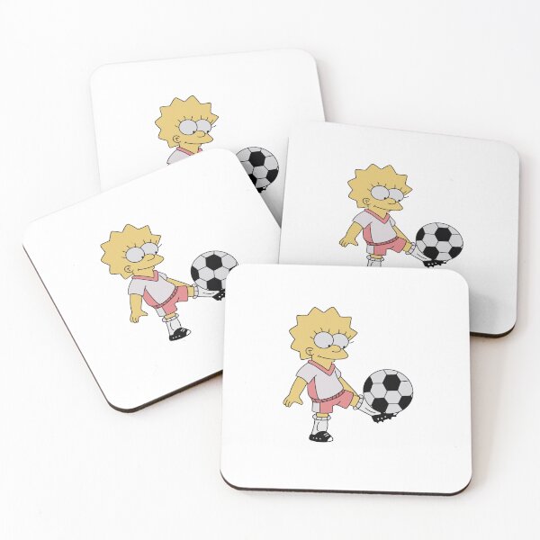 Item preview, Lisa Simpson Playing Soccer designed and sold by WillowTreeArt.