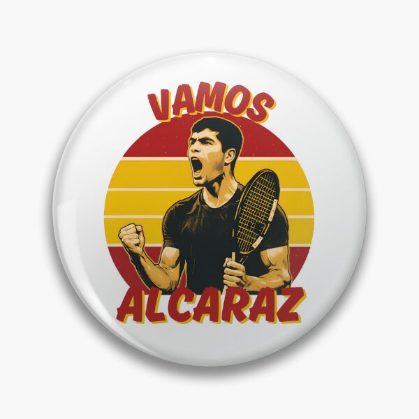 Item preview, Vamos Alcaraz – Retro Tennis Celebration Design designed and sold by Ink on Thread.
