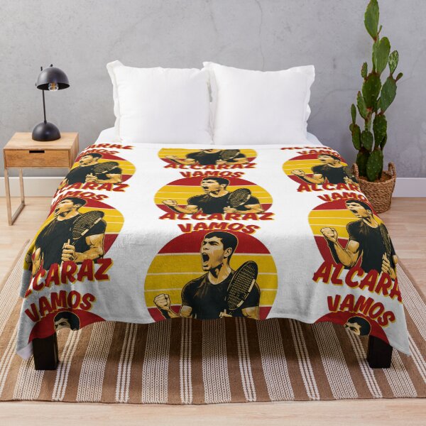 Item preview, Vamos Alcaraz – Retro Tennis Celebration Design designed and sold by Ink on Thread.