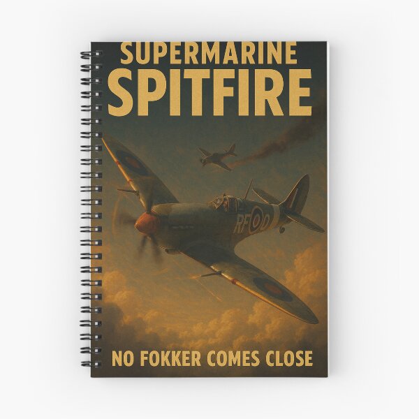Item preview, Suprmarine Spitfire No Fokker Comes Close designed and sold by Airpower Art.