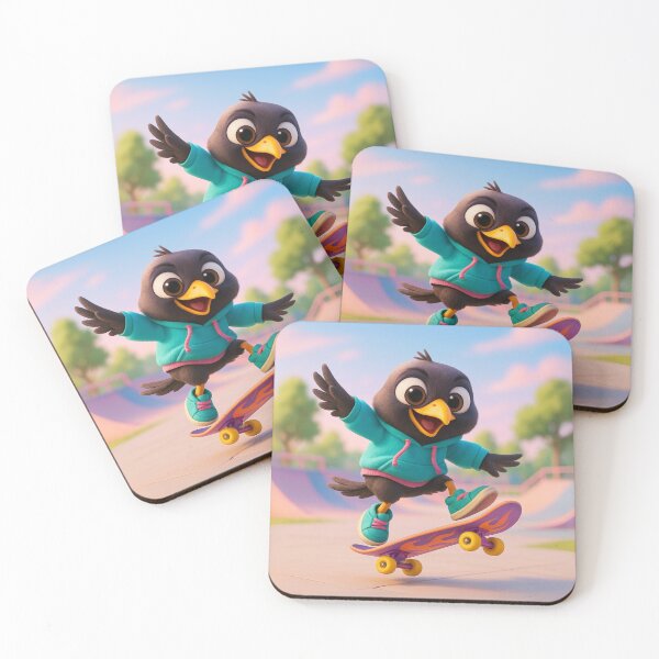 Item preview, Skater Myna designed and sold by Sillytoe.