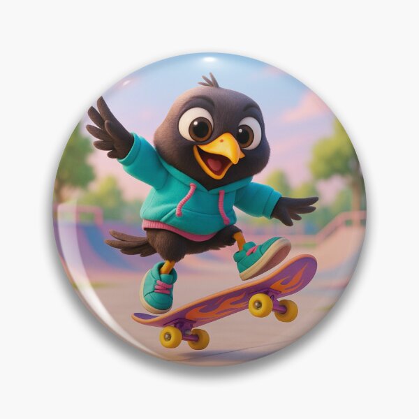 Item preview, Skater Myna designed and sold by Sillytoe.