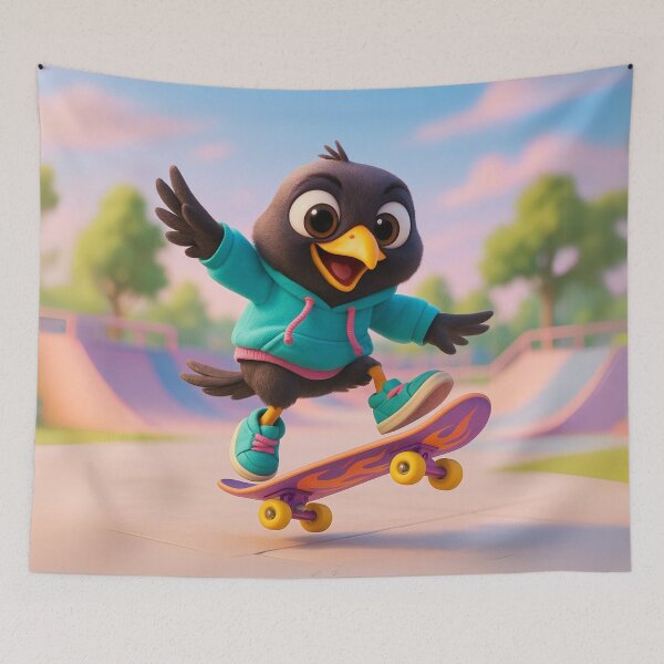 Item preview, Skater Myna designed and sold by Sillytoe.