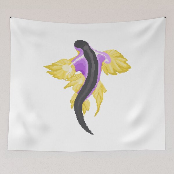 Item preview, Sea Slug Nonbinary Flag Pixel Art  designed and sold by pebblepebblepebblepebblepebble.