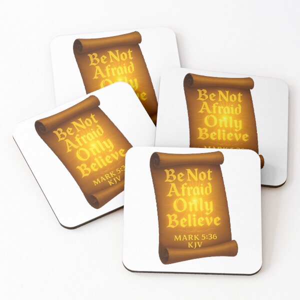 Item preview, Golden Scroll – Be Not Afraid Verse designed and sold by dessertcruzing.
