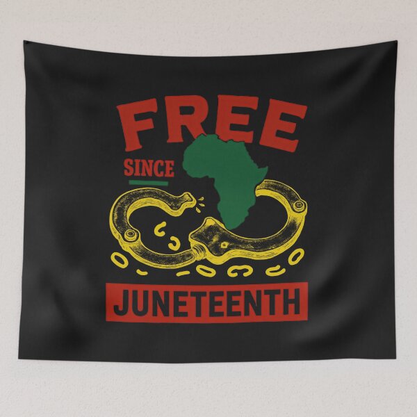 Item preview, Free Since Juneteenth: Bold Pan African Liberation Design With Chains And Freedom Symbolism designed and sold by elynne9.