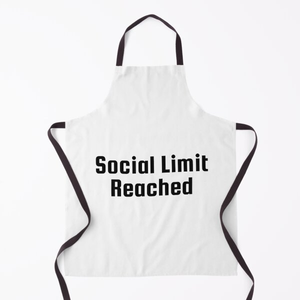 Item preview, Social Limit Reached designed and sold by Ninjacatoff.
