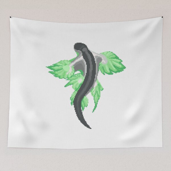 Item preview, Sea Slug Aromantic Flag Pixel Art  designed and sold by pebblepebblepebblepebblepebble.