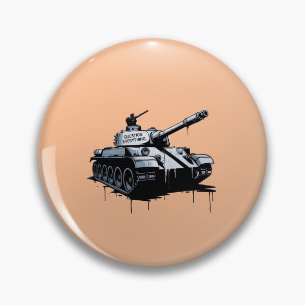 Item preview, Banksy Style Tank - Question Everything designed and sold by 123ks.