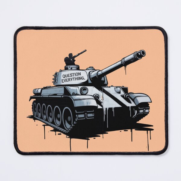 Item preview, Banksy Style Tank - Question Everything designed and sold by 123ks.