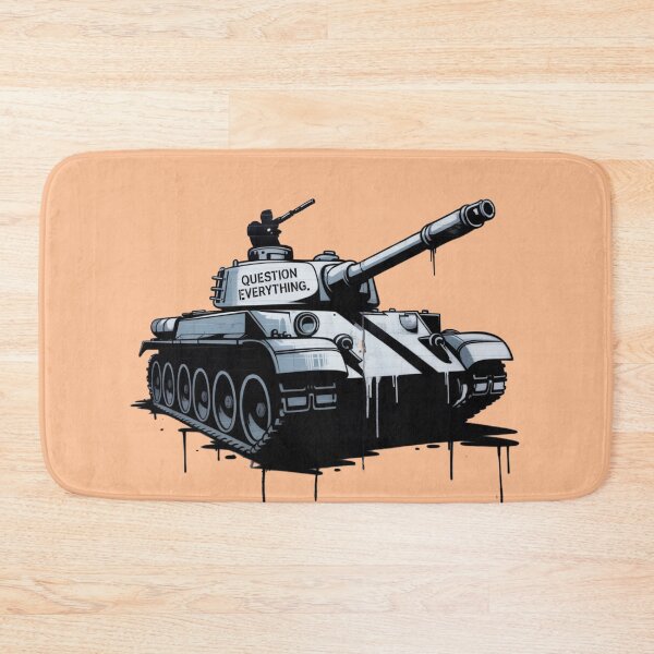 Item preview, Banksy Style Tank - Question Everything designed and sold by 123ks.