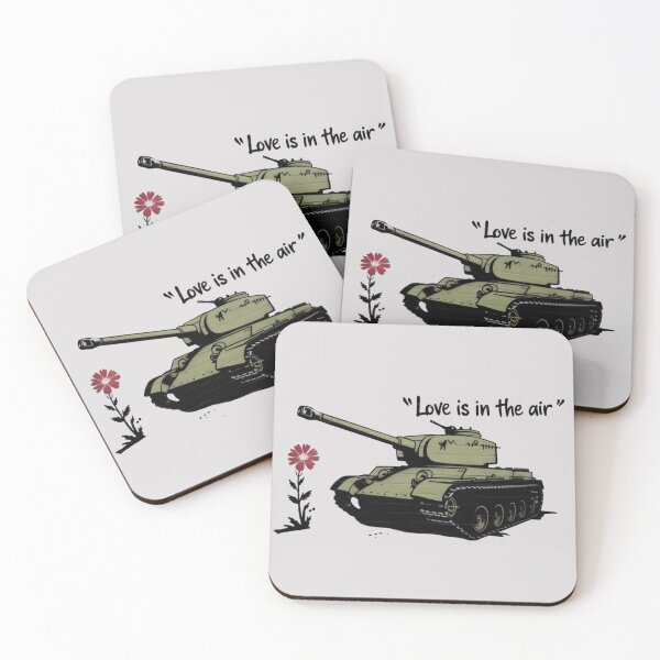 Item preview, Banksy Style Tank - Love is in the air designed and sold by 123ks.