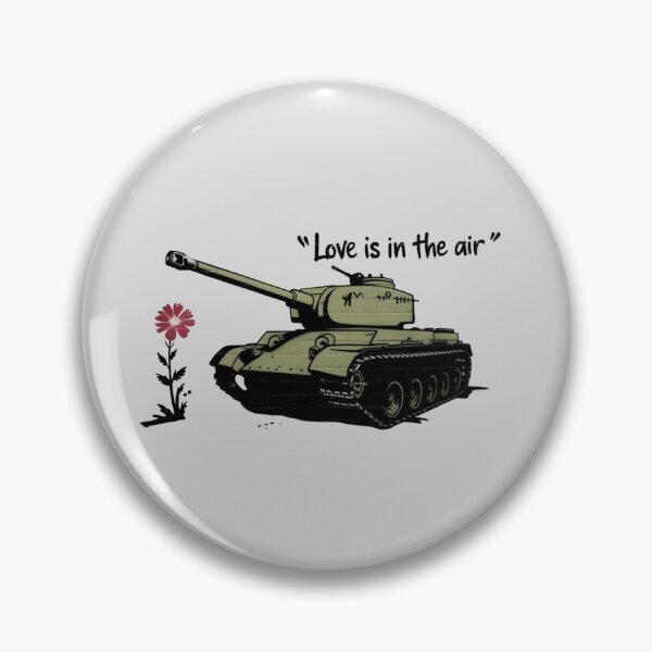 Item preview, Banksy Style Tank - Love is in the air designed and sold by 123ks.