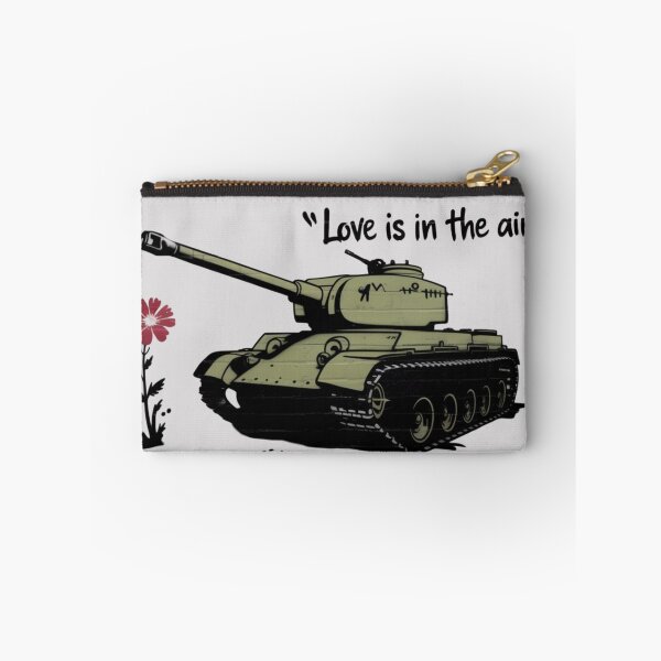 Item preview, Banksy Style Tank - Love is in the air designed and sold by 123ks.