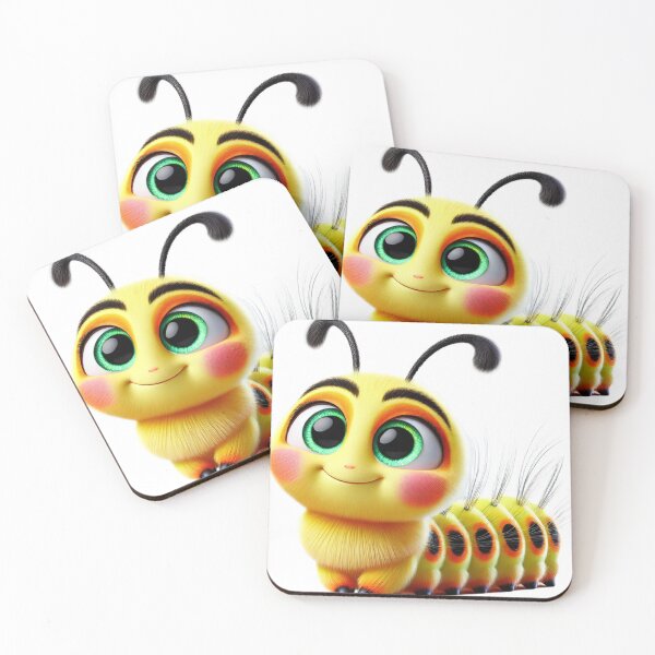 Item preview, Adorable Angled Sunbeam Caterpillar designed and sold by Sillytoe.