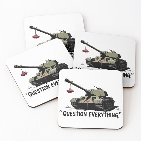 Item preview, Banksy Style Tank - Question Everything designed and sold by 123ks.